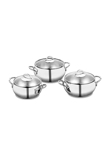 Korkmaz A1801 Tombik  JR. Tencere Seti 6 Parça