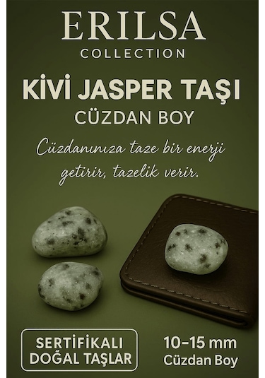 Sertifikalı Kivi Jasper Taşı Kütle 10-15 Mm Tazelik Yenilenme V