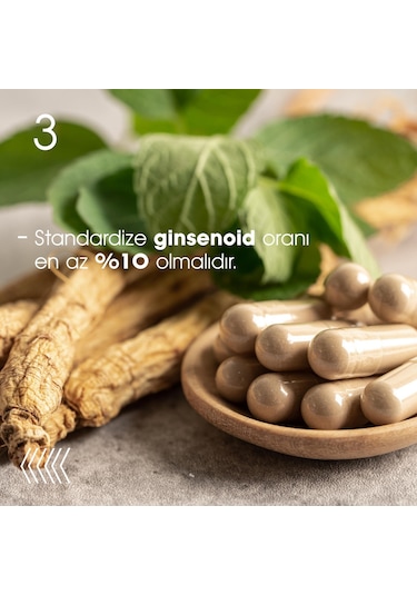 Erbatab Kırmızı Kore Ginsengi Ekstresi Korean Ginseng 30 Kapsül