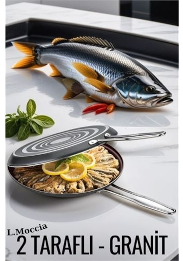 Balık Tavası 2 Granit Yüzeyli Isı Dağılımlı Çok Renkli