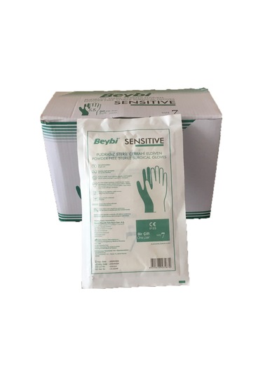 Beybi Pudrasız Steril Sensıtıve Cerrahi Eldiven 7numara 25çift