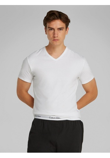 Calvin Klein Calvın Kleın Erkek 3 Lü Atlet Nb4186-100 Beyaz