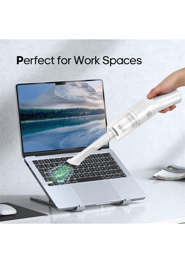 Shineyee Kablosuz Şarjlı Araç Vakumu - 120w Hızlı Şarj, 10000pa Güçlü Emiş, Taşınabilir Ve Hafif, Kuru Ve Islak Temizlik İçin.
