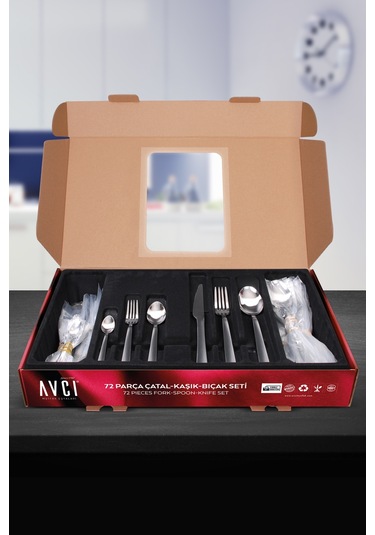 İstanbul 72 Parça Çatal Kaşık Bıçak Takımı