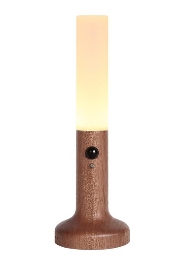 Homyl Led Sensörlü Gece Lambası Masa Sıcak Beyaz Işık Kahverengi Çok Renkli