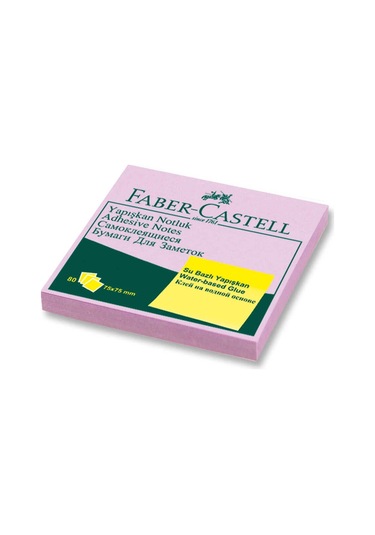 Faber Castell Yapışkan Notluk Harmony 75 X 75 Mm Mor