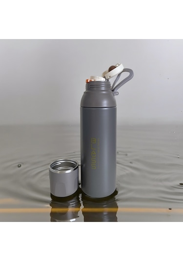 Prettify Paslanmaz Çelik Bardaklı Sıcak/soğuk Termos 700 ML