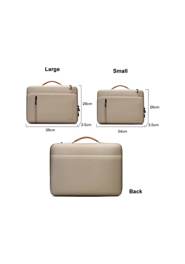 Bange Bg-6802 Laptop Çantası Notebook Koruyucu Kılıf, Renk: Siyah Küçük Siya