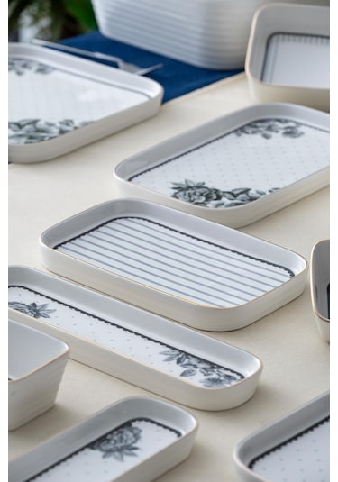 Leonas 6 Kişilik 45 Parça Kahvaltı & Yemek Takımı Çok Renkli