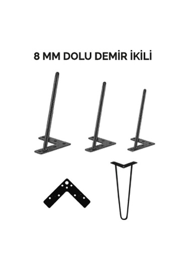 Firkete Sehpa Masa Ayağı 40 Cm.