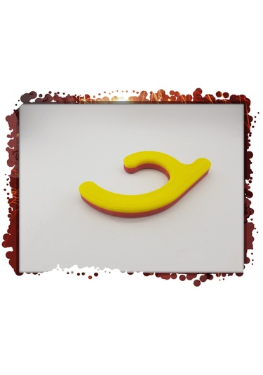 Öğrenci Okul Çanta Sıra Askısı Sarı Kırmızı