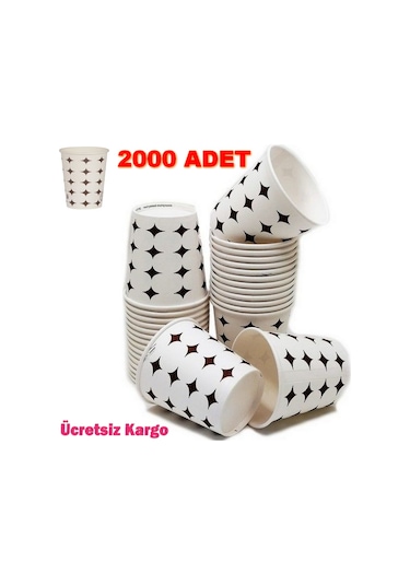 2000 Adet Karton Bardak 7 Oz Kullan At Karton Bardak Kağıt Bardak