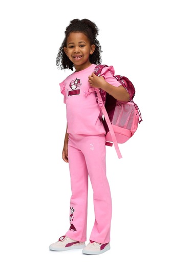 Puma X Hello Kıtty & Frıe Pembe Kız Çocuk Eşofman Altı Pembe