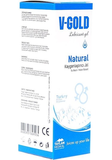 V-Gold Kayganlaştırıcı Jel Natural 75 ML