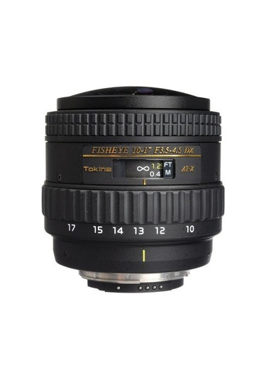 Tokina AT-X 10-17 MM F/3.5-4.5 DX NH Fisheye (Nikon) Uyumlu Lens