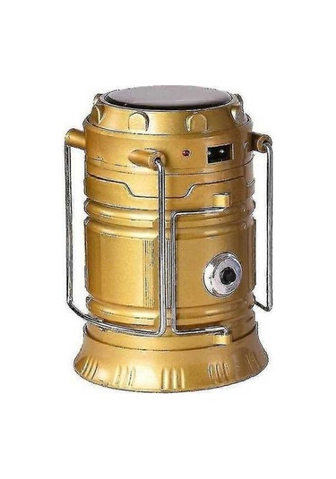 Bloomnest Led Kamp Güneş Lambası, Su Geçirmez Kamp Feneri, Acil Durum Lambası, Yürüyüş & Balıkçılık, 100m Menzil, Ip67, Mavi/siyah/altın Asorti Çok Renkli