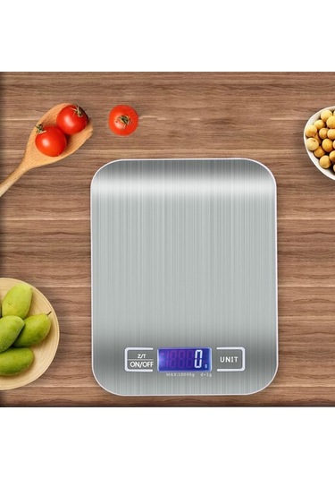 Novahub 5kg Mutfak Terazisi - Çok Fonksiyonlu Gram/oz, Paslanmaz Çelik, Renkli, Diyet İçin Çok Renkli