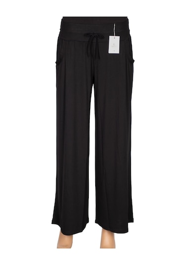 Barem Kadın Elisa Viskon Penye Cepli Spor Siyah Pantolon Etek 001