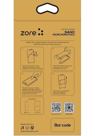 Xiaomi Mi 12 Lite Zore Nano Micro Temperli Ekran Koruyucu