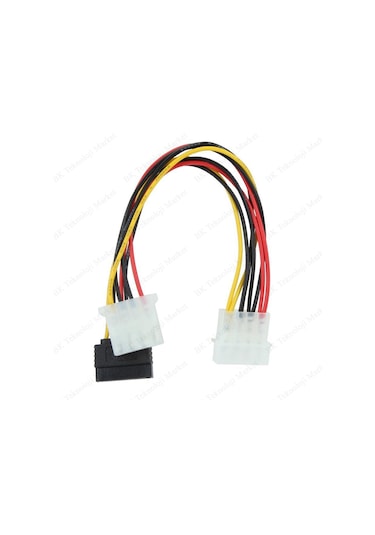 Molex 4-Pin To Sata Power Ve Molex 4-Pin Y Kablo