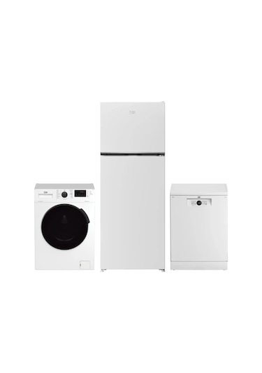 Beko 970474 MB Buzdolabı - BM 4144 Bulaşık Makinesi - CM 10120 Çamaşır Makinesi 3'lü Set