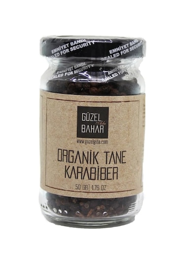 Güzel Ada Gıda Organik Tane Karabiber 50 G