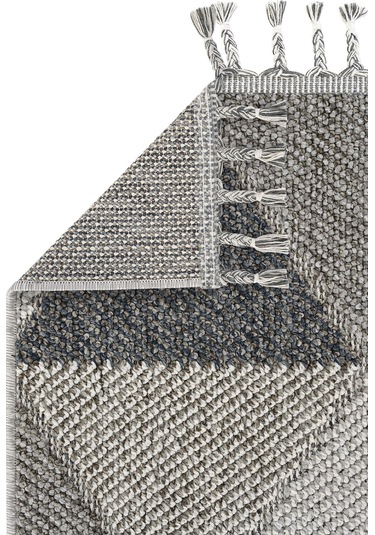 Cool Halı Bress 1401 Gri Mutfak Halısı Bukle Dokuma Saçaklı Tezgah Önü Leke Tutmaz İskandinav Yolluk