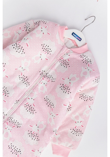Tavşan Desenli Kız Çocuk Uyku Tulumu