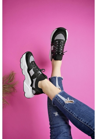Muggo Sepho Garantili Günlük Yürüyüş Koşu Yüksek Taban Rahat Kadın Sneaker Spor Ayakkabı 001 Muggo Sepho Garantili Günlük Yürüyüş Koşu Yüksek Taban Rahat Kadın Sneaker Spor Ayakkabı 001