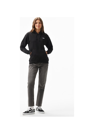 Vans Flyıng V Bff Kadın Siyah Sweatshirt Düz Vn00046yblk1 Siyah