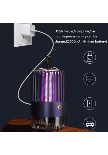 Qianfan Lambası,usb Şarj Edilebilir Sivrisinek Öldürücü