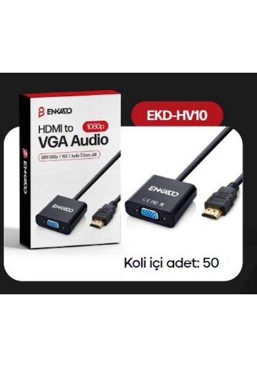 Enkado Ekd-hv10 Hdmı - Vga Çevirici Adaptör