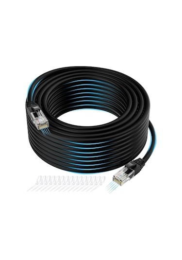 Apronx Cat6 Kablo 30 M Siyah