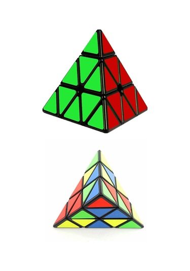 Pyraminx Qy Speed Zeka Küpü Akıl Küpü Rübik Küp