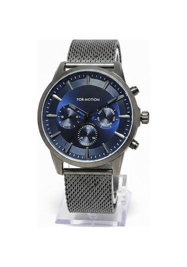 For Motion Erkek Kol Saati Antrasit Renk, Mavi Kadran - Fm.13524fh.02, 2 Yıl Garantili Koyu Gri For Motion Erkek Kol Saati Antrasit Renk, Mavi Kadran - Fm.13524fh.02, 2 Yıl Garantili Koyu Gri