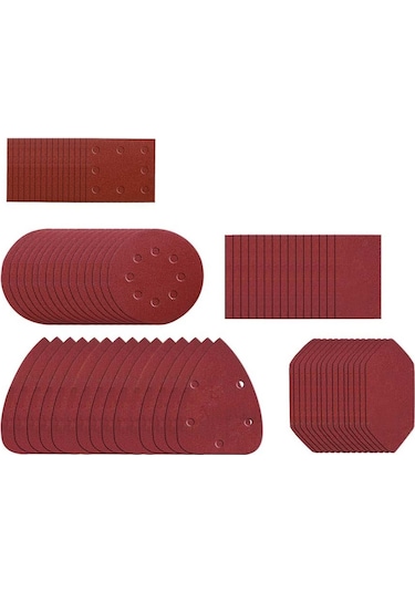 Worx Wa2028 60 80 120 Kum Metal ve Ahşap 75 Adet Cırtlı Zımpara Kağıdı