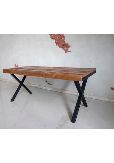 Deryawood Deryawood Dogal Agaç Mutfak Masası