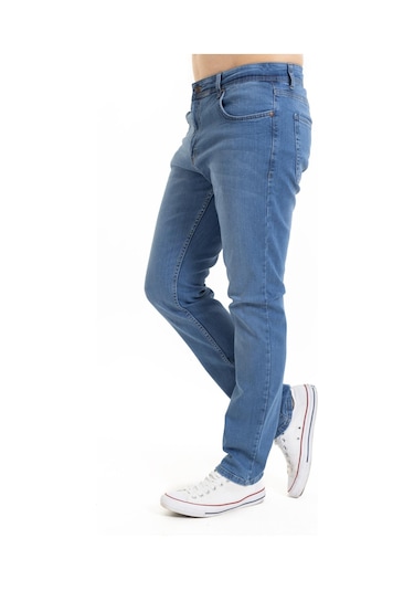 Yeni Sezon Erkek Dört Mevsimlik Likralı Regular Tam Kalıp Düz Paça Fermuarlı Yüksek Kaliteli Kot Pantolon 720-Açık Mavi Yeni Sezon Erkek Dört Mevsimlik Likralı Regular Tam Kalıp Düz Paça Fermuarlı Yüksek Kaliteli Kot Pantolon 720-Açık Mavi