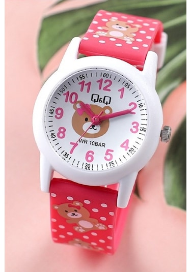 Q&Q QCG2212 Su Geçirmez Rakamlı Kız Çocuk Kol Saati