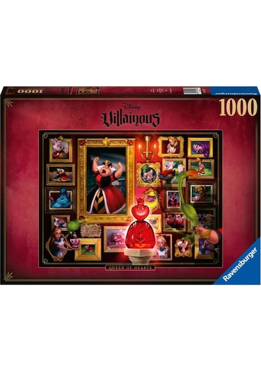 Ravensburger Villainous The Queen Of Hearts 1000 Parça Puzzle 150