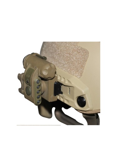 Suntek Taktik Avcılık Hayatta Kalma Sinyali Kask Işığı Led El Feneri Kahverengi