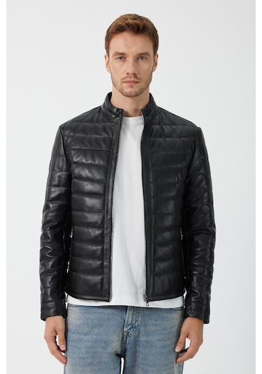 Lugano Siyah Deri Mont 001