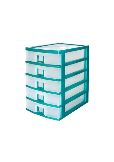 Milih Küçük Eşyalar İçin 5 Bölmeli Şifonyer 451571075 Yeşil