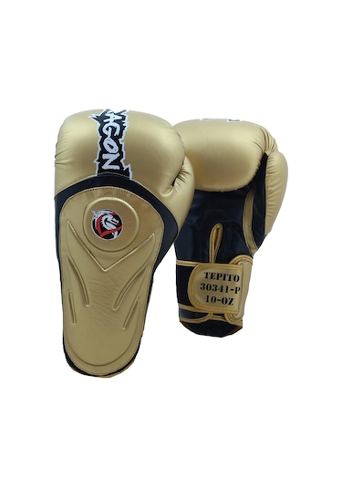 Dragondo Gold Tepito Boks Eldiveni 10 Oz Ve 3.5 Metre Boks Bandajı Set Boks Seti Altın