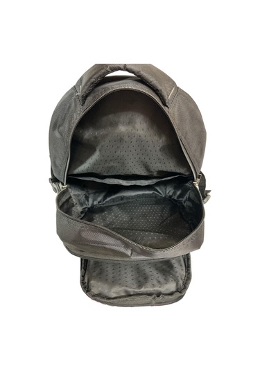 Büyük Su Geçirmeyen Kalın Kumaş Ortopedik Çok Bölmeli Okul Gezi Seyahat Kamp Sırt Çantası 32cmx47cm Siyah