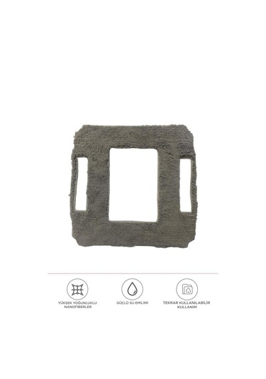 Hutt Cam Temizleme Robotu Bezi 4lü Set Gri