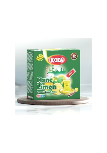 Koza Tek İçimlik Nane Limon Aromalı Toz İçecek 50'li