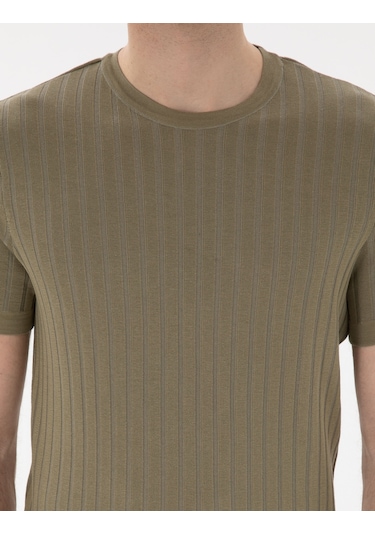 Pierre Cardin Erkek Haki Kazak /triko 50305991-vr027 Haki