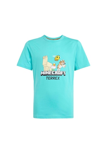 Adidas Terrex K Mc Mt Tee Çocuk Günlük Tişört Jz3588 Yeşil Yeşil