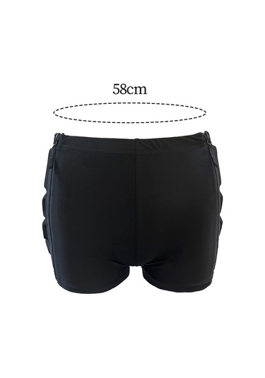 Homyl Çocuklar Kalça Koruma Pedleri Şort Açık Hava L Siyah